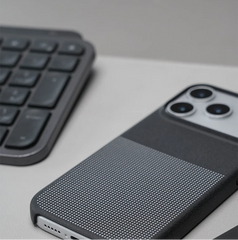 Bare-feel Sandstone Anti-Slip Magnetic Phone Case For iPhone