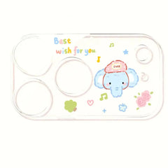 Cute Cartoon Animal Series Lens Cover for iPhone
