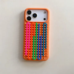 Cylindrical Labyrinth Decompression Puzzle Phone Case For iPhone | Jigsaw Puzzle Silicone Case