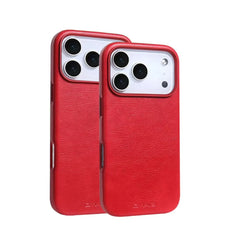 Magnetic Leather Phone Case for iPhone
