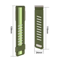 Silicone SportFlex Band for Whoop 5.0 | Adjustable Two-Color Wristband