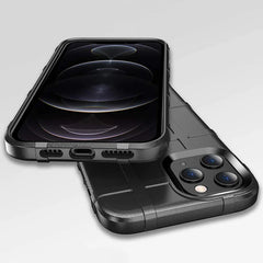 Shockproof Rugged Shield Matte Rubber Case for iPhone