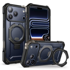 Heavy Duty Rugged Magnetic Phone Case with Stand For iPhone 17 Pro Max