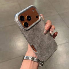 Jeans Fabric Soft Plating Phone Case for iPhone