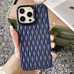 Breathable Heat Mesh Woven Pattern Silicone Case For iPhone | Cooling Shockproof Soft Cover