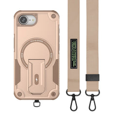 Crossbody Lanyard Magnetic Stand Case For iPhone Cover