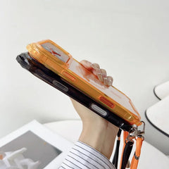 Crossbody Strap Lanyard Magnetic Case For iPhone