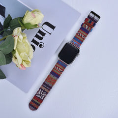 The Artisan Weave Collection: Printed Fabric Apple Watch Straps