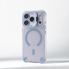 Clear MagSafe Case For iPhone | Folding Ring Kickstand | Corner Bumpers | Transparent Phone Cover