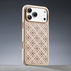 Embossed Pattern Leather Case for iPhone