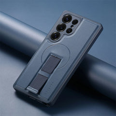 Magnetic Wrist Strap Phone Case for Samsung Galaxy