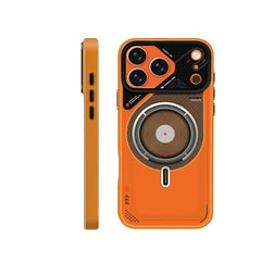 IMD Double-sided Lamination Mecha Magnetic Phone Case For iPhone