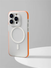 Transparent Matte Armor Shockproof Cover iPhone | Magsafe Wireless Charger Case