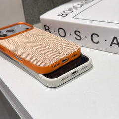 MagSafe Silky textured leather Phone Case For iPhone
