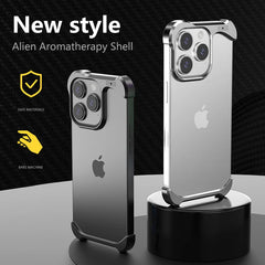 Titanium Alloy Bumper Case For iPhone | Lens Protector Borderless Metal Phone Cover