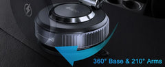 15W Vacuum Suction Magnetic Wireless Car Mount & Stand | MagSafe Compatible | 360° Rotation | Multi-Surface Mount