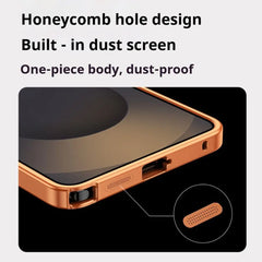 Frosted Translucent MagSafe Case with Metallic Accents For Samsung Galaxy