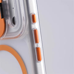 Clear MagSafe Case For iPhone | Folding Ring Kickstand | Corner Bumpers | Transparent Phone Cover