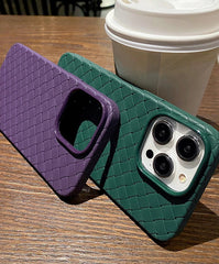Breathable Mesh Grid Woven Cooling Thin Case For iPhone | Soft Silicone Cover