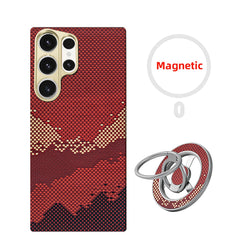 Aramid Kevlar Carbon Fiber Case for Samsung Galaxy | Ultra-Thin Magnetic Cover | Matching Ring Grip Bundle