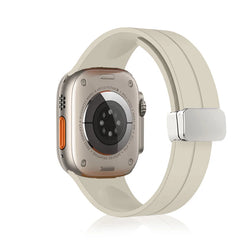 Unisex Magnetic Buckle Silicone Sport Band for Apple Watch