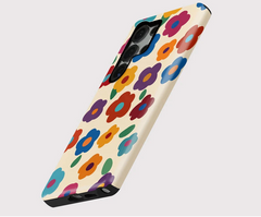 Vintage Floral Pattern Phone Case For Samsung Galaxy | Shockproof Acrylic Cover