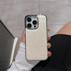 Glossy Crocodile Pattern Case For iPhone