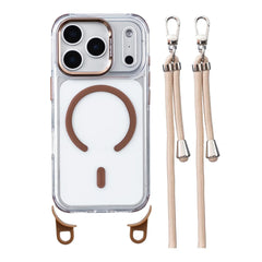 Crossbody Lanyard Clear Case for iPhone | Adjustable Shoulder Strap MagSafe Hard Cover