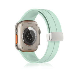 Unisex Magnetic Buckle Silicone Sport Band for Apple Watch