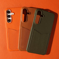 Premium Leather Case for Samsung Galaxy | Card Slot Wallet Protective Cover
