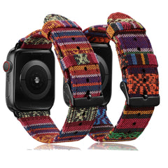 The Artisan Weave Collection: Printed Fabric Apple Watch Straps