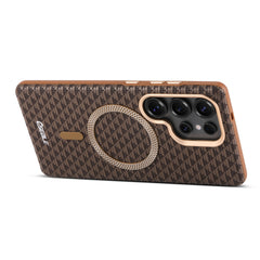 Faux Leather Magnetic Phone Case For Samsung Galaxy