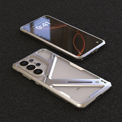 Metal Armor Frame Aluminum Alloy Back Cover for Samsung