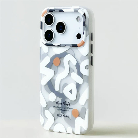 Magsafe Graffiti Pattern Case For iPhone