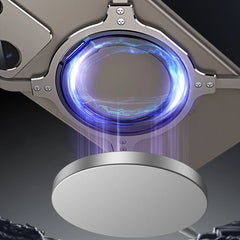 Aluminum Metal Bumper MagSafe Case with Camera Lens and Kickstand for Samsung Galaxy