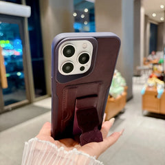 Business Leather Texture with Card Holder Slot and Stand Phone Case For iPhone