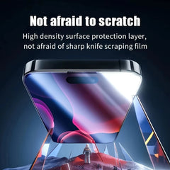 (Pack of 2) Dust-Free Auto-Alignment Tempered Glass Screen Protector for iPhone | Easy Installation Kit | Oleophobic Coating Protector