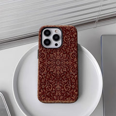Red Persian Carpet Phone Case for iPhone
