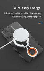 MagSafe Phone Ring Holder & Stand | Magnetic 360° Rotating Grip and Mount