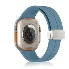 Unisex Magnetic Buckle Silicone Sport Band for Apple Watch
