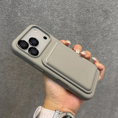 Liquid Silicone Magsafe Wallet Case For iPhone