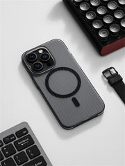Transparent Matte Armor Shockproof Cover iPhone | Magsafe Wireless Charger Case