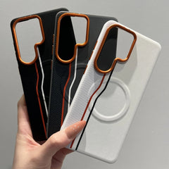 Sport Racing MagSafe Case with Camera Guard Phone Case for Samsung Galaxy