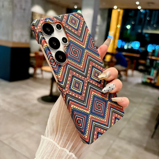 Slim Kevlar Carbon Fiber Magnetic Phone Case For Samsung