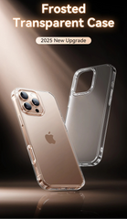 Frosted Transparent Case for iPhone