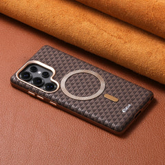 Faux Leather Magnetic Phone Case For Samsung Galaxy