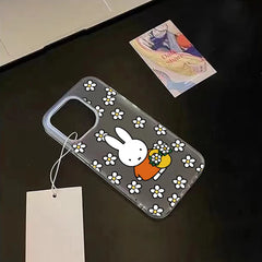 Anime Cute Matte Clear Frosted Shockproof phone Case iPhone