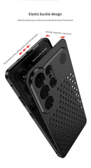 Metal Frame Cooling Case for Samsung Galaxy | Hollow Out Heat Dissipation Aluminum Cover | Hard 2-in-1 Shockproof Bumper Case