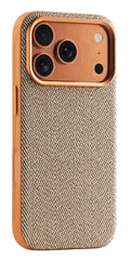 Linen Fiber Texture MagSafe Phone Case for iPhone