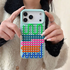 Cylindrical Labyrinth Decompression Puzzle Phone Case For iPhone | Jigsaw Puzzle Silicone Case